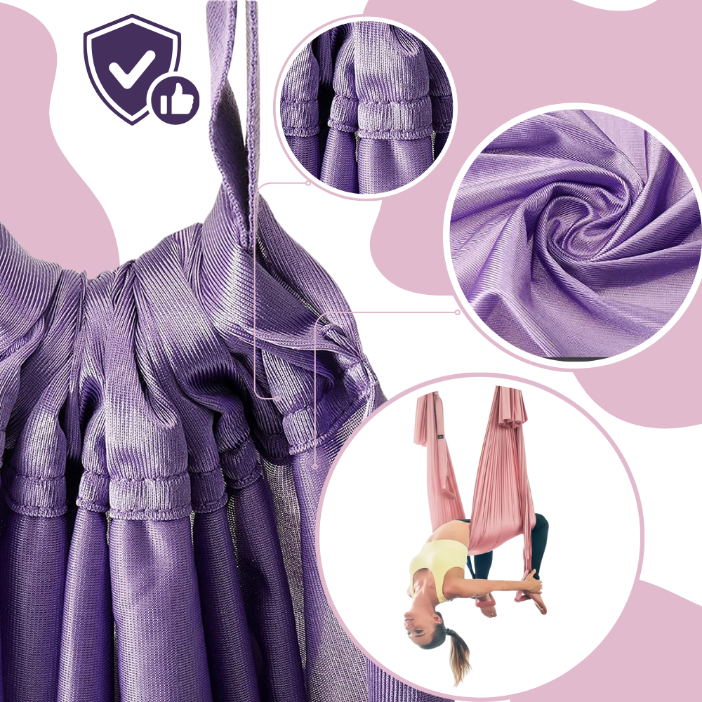 Stark justerbar yogahängmatta - Ozerty