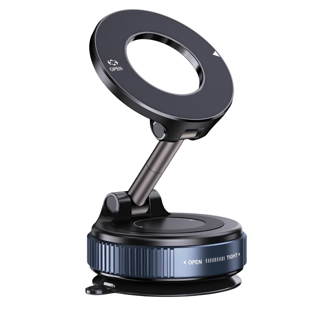 Robust och pålitlig magnetisk telefonhållare -Svart - Ozerty