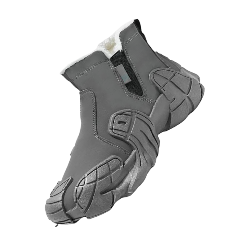 Snygga vattentäta herrstövlar -Grå - Ozerty