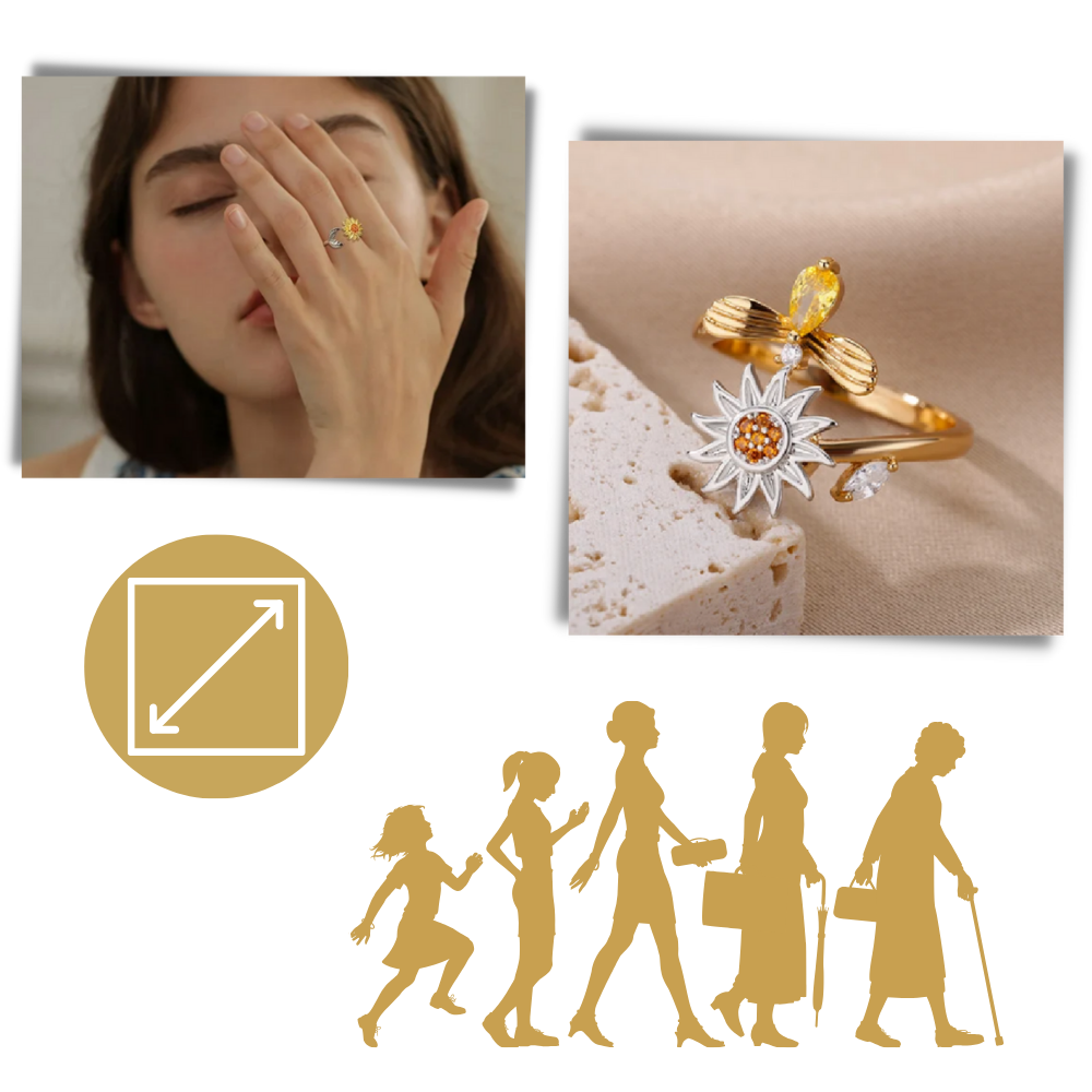 Fidget-ring solros - Ozerty