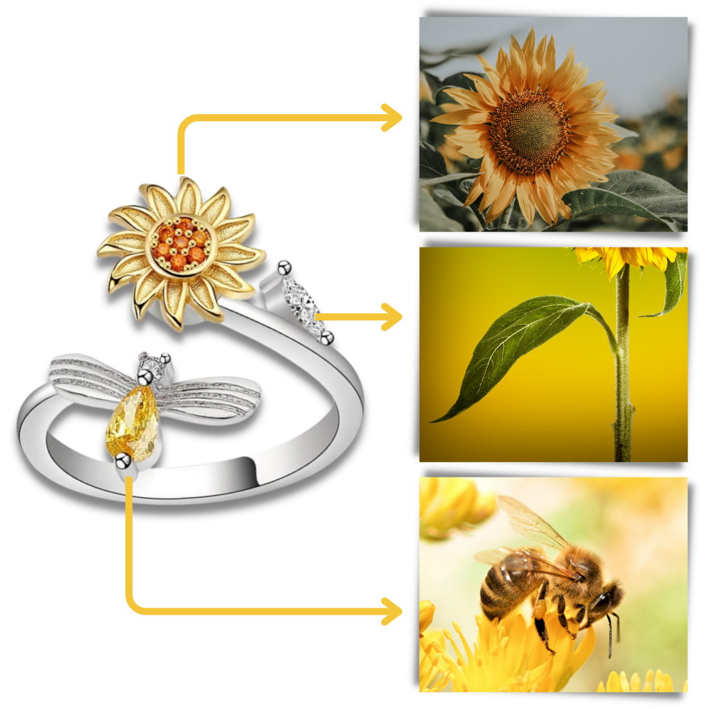 Fidget-ring solros - Ozerty