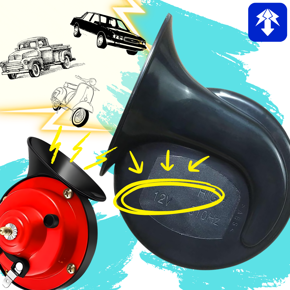 Superhögljutt lastbilshorn - Ozerty