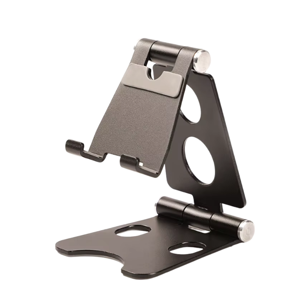 Vikbart och vridbart telefonstativ