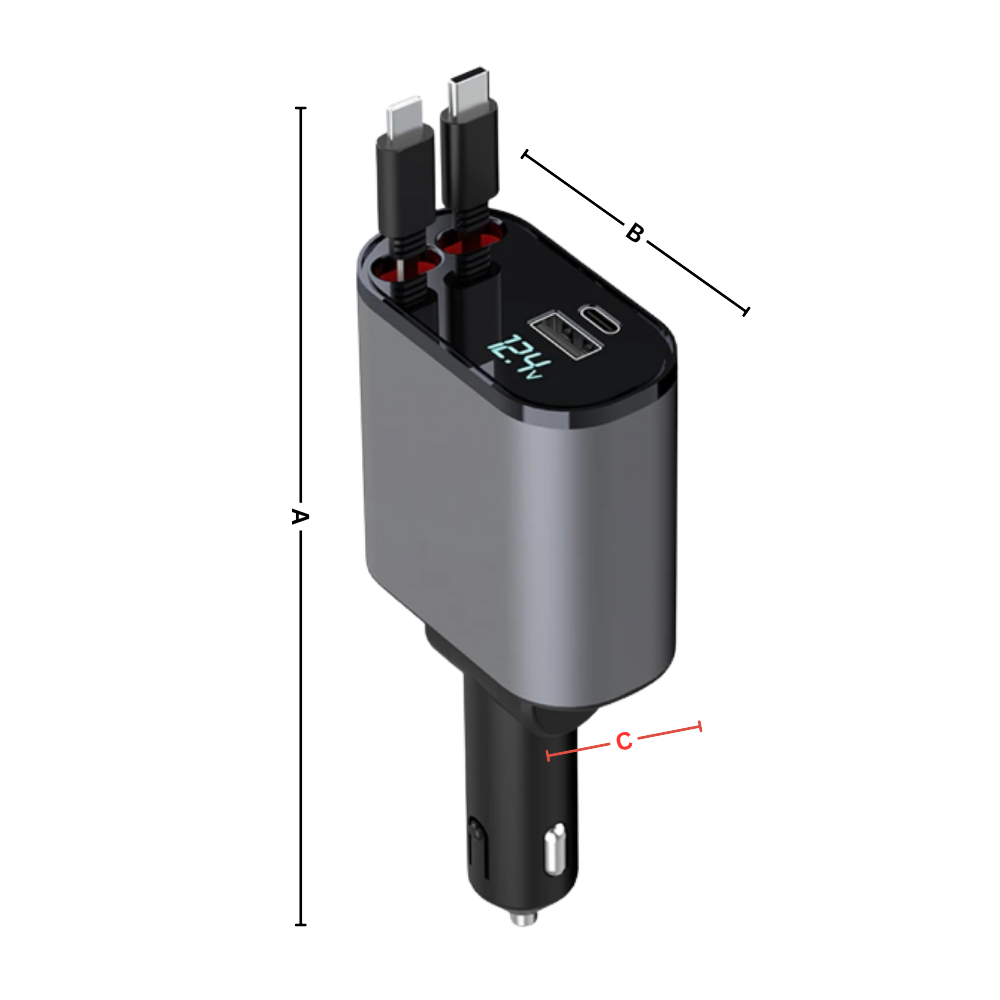 Teleskopisk billaddningsstation - Ozerty