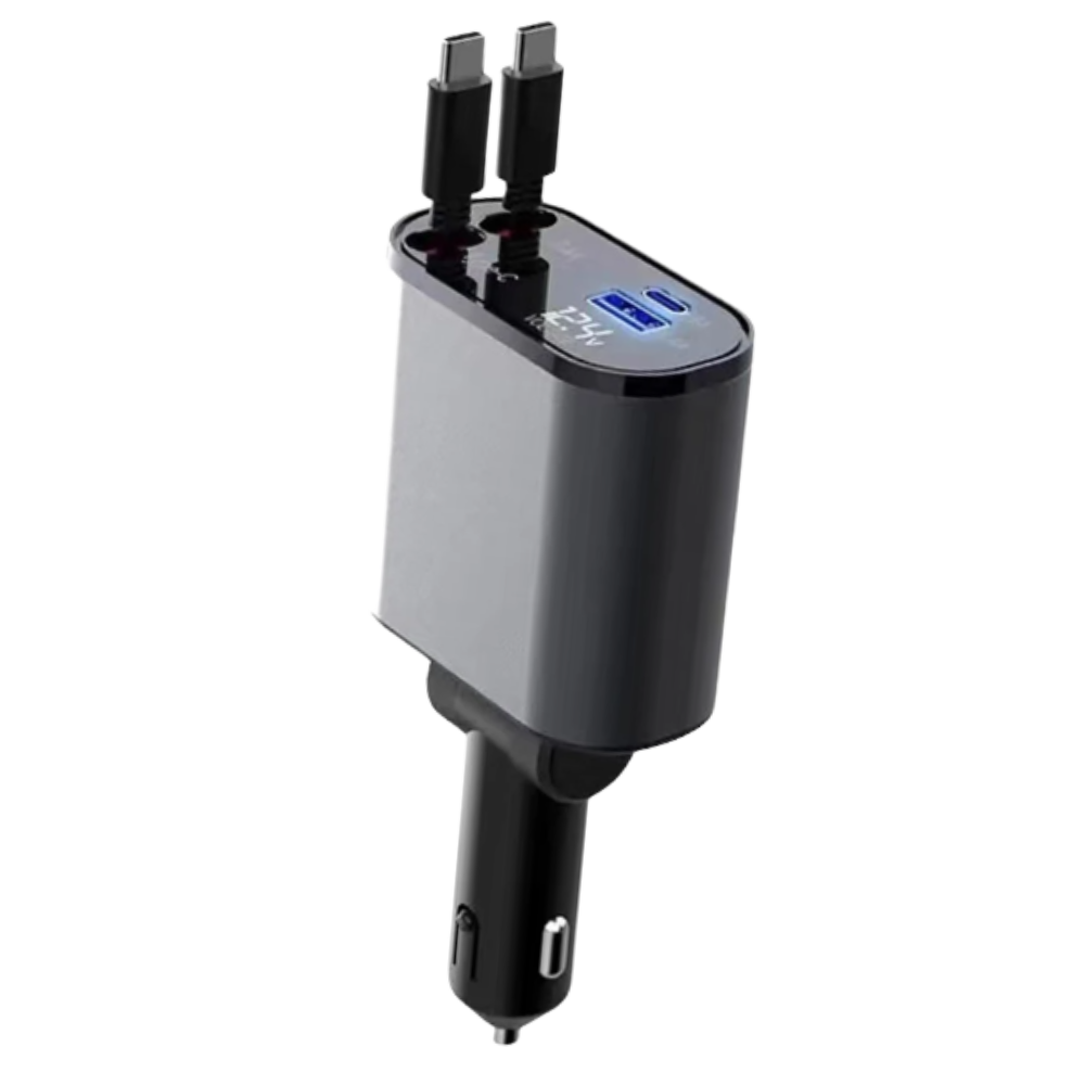 Teleskopisk billaddningsstation -Dubbel typ C - Ozerty