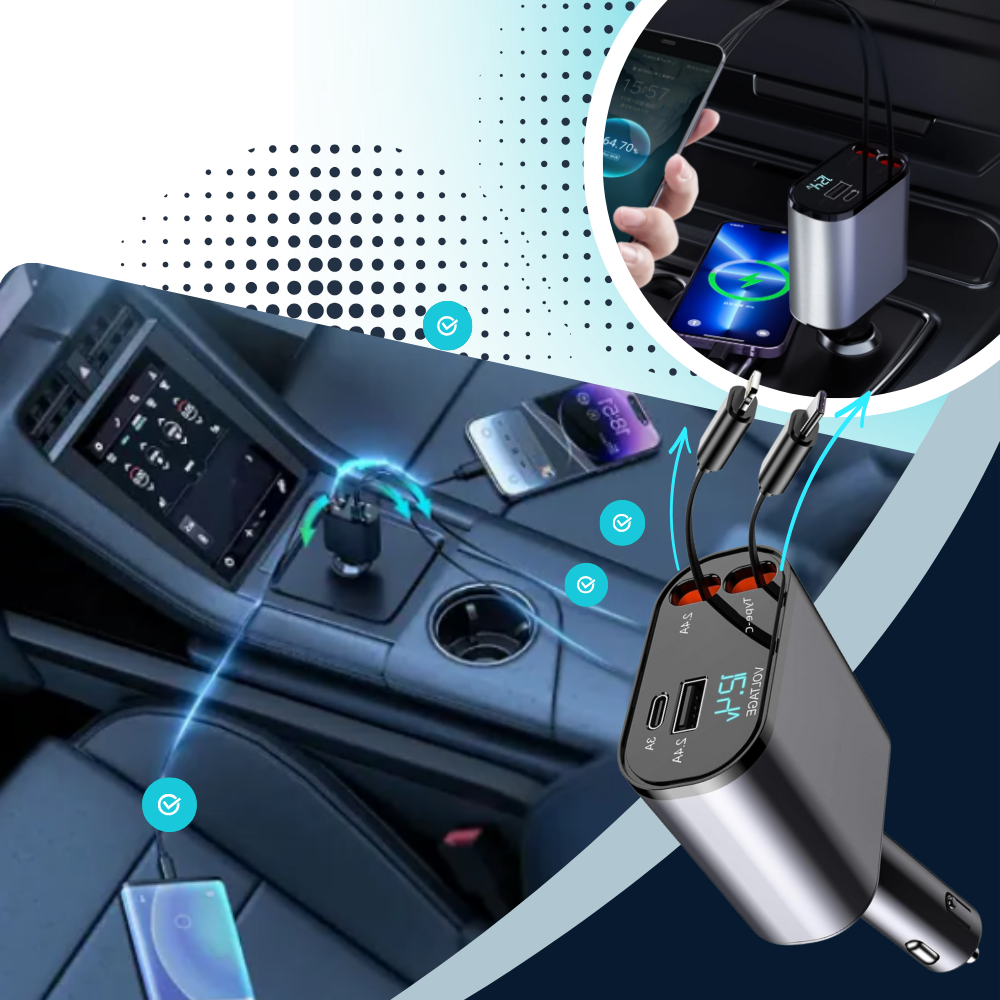 Teleskopisk billaddningsstation - Ozerty