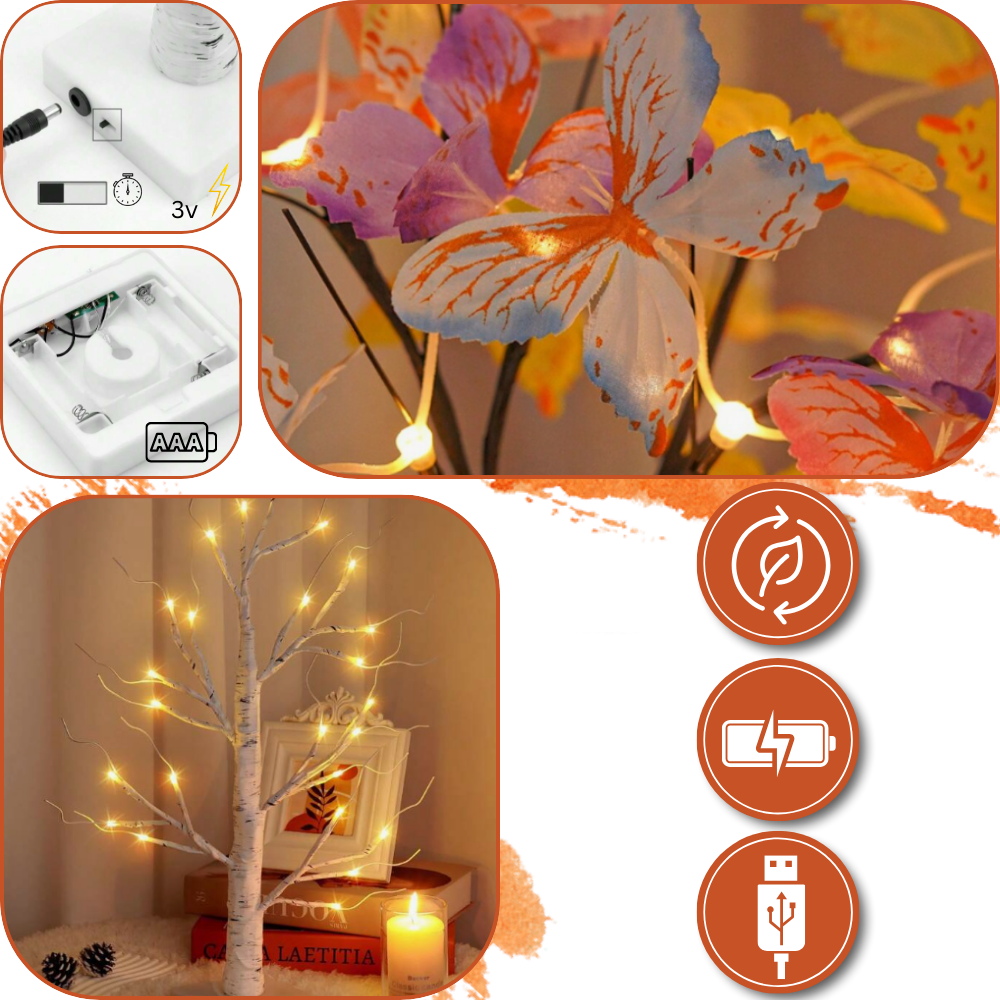 Träd med Ljusslinga  - Ozerty