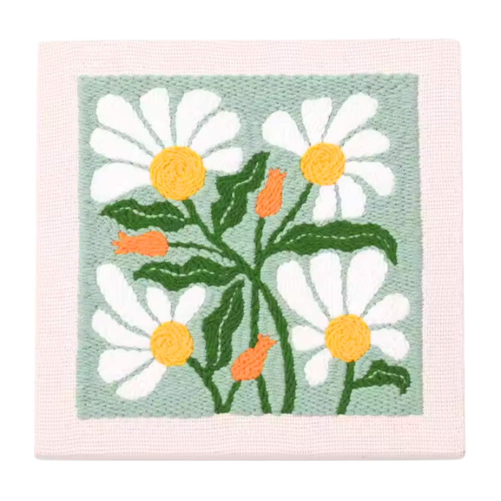 Tranquil broderikit -Kit för kamomillblommor - Ozerty