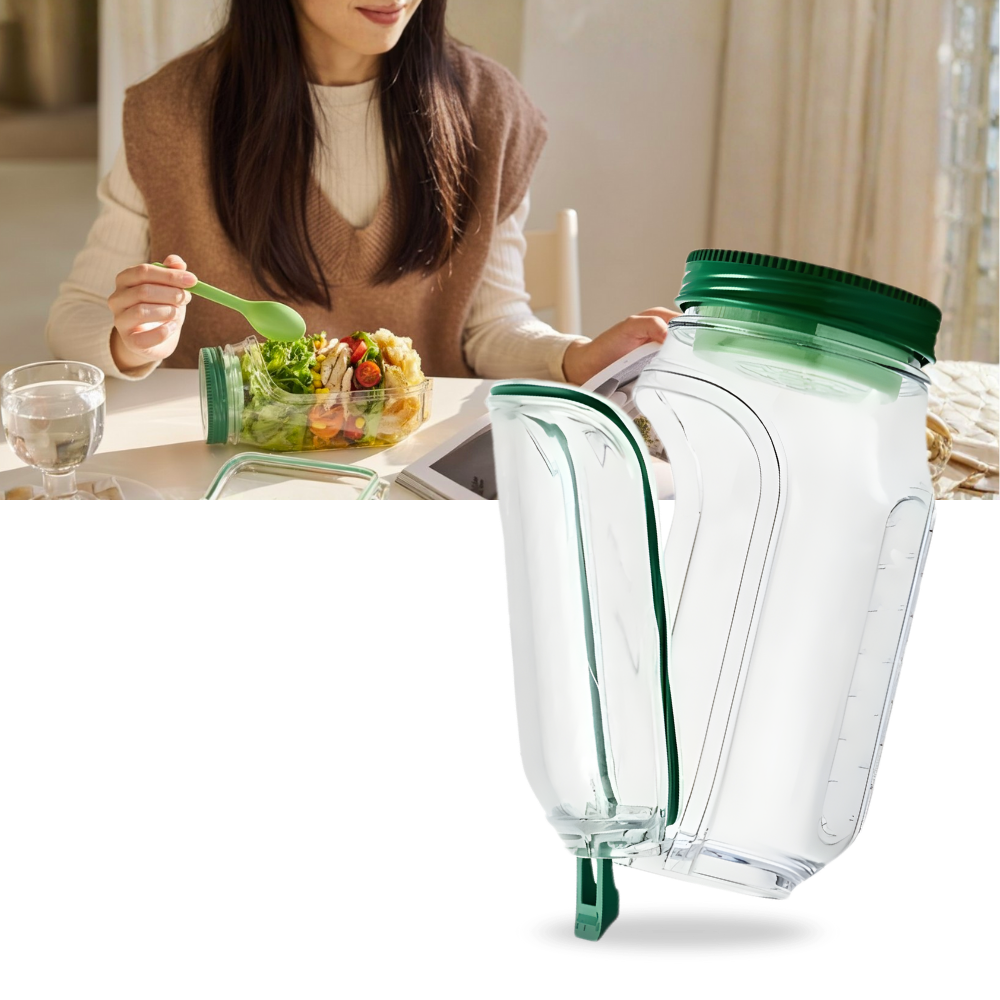 Transparent matlådsburk - Ozerty