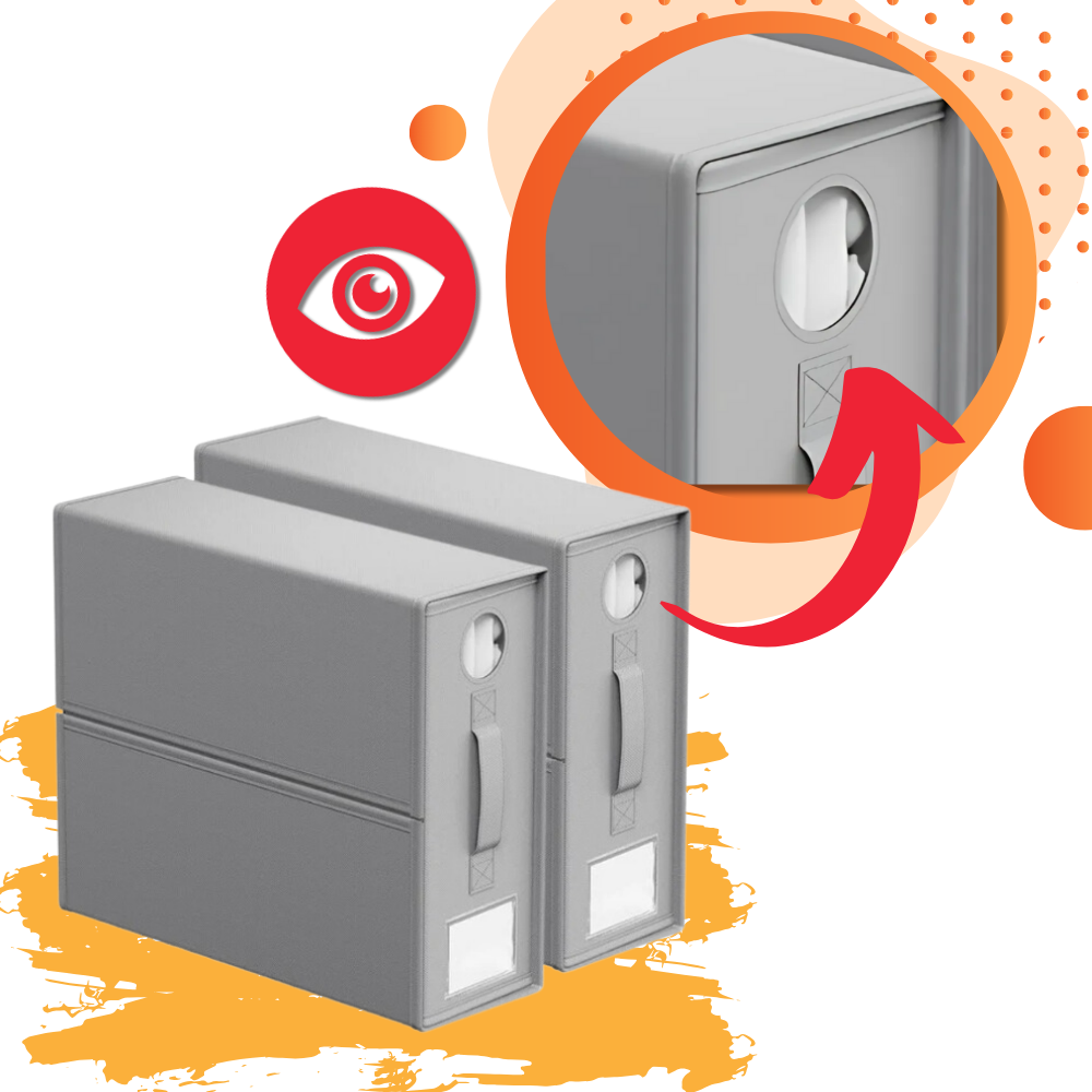 Organiseringskub med genomskinligt fönster - Ozerty