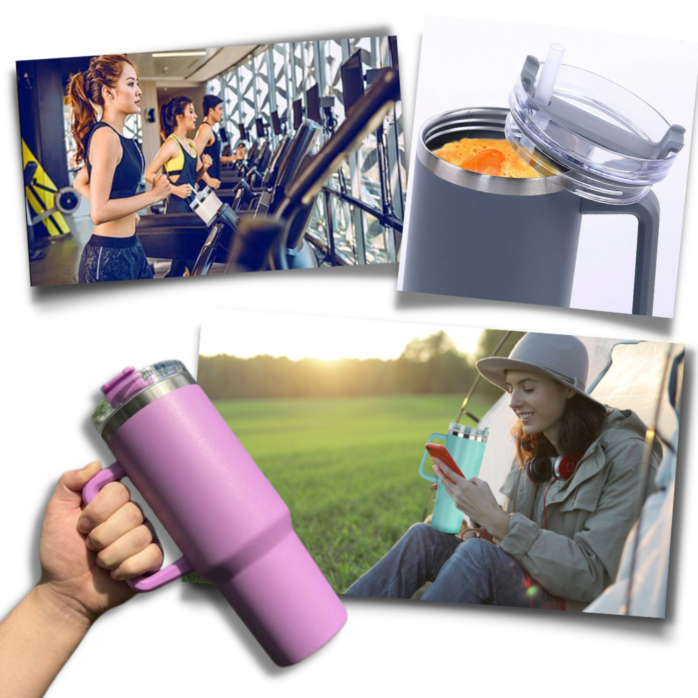 Stor Tumbler Cup Bil med handtag - Ozerty