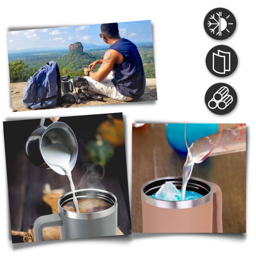 Stor Tumbler Cup Bil med handtag - Ozerty