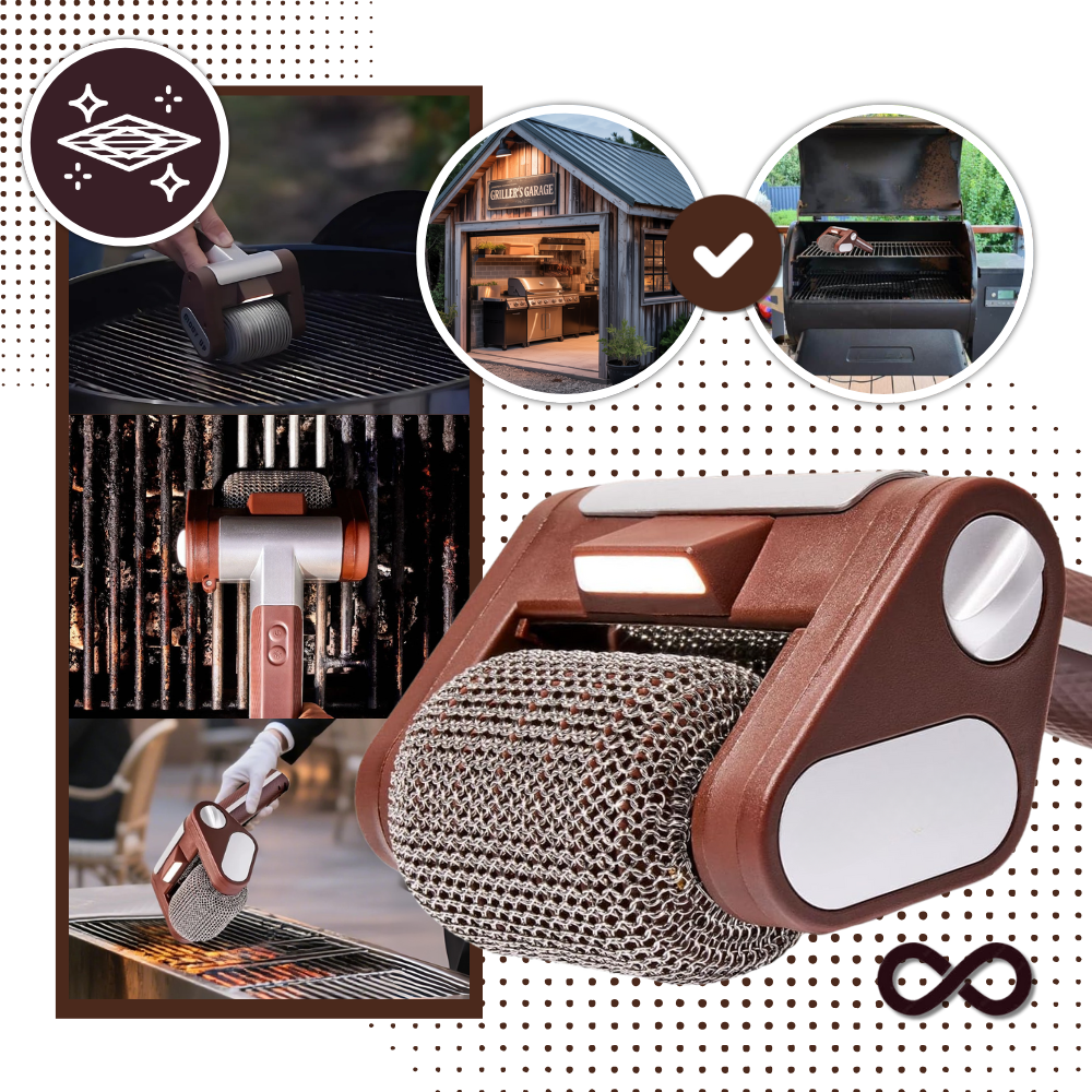 Turbo-Elektrisk Grillborste - Ozerty