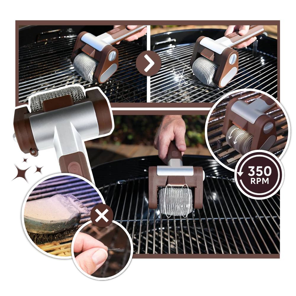 Turbo-Elektrisk Grillborste - Ozerty