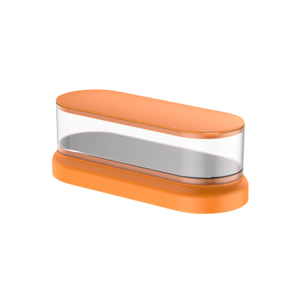 Ultraljusrengöringsmaskin för smycken -Orange glas - Ozerty