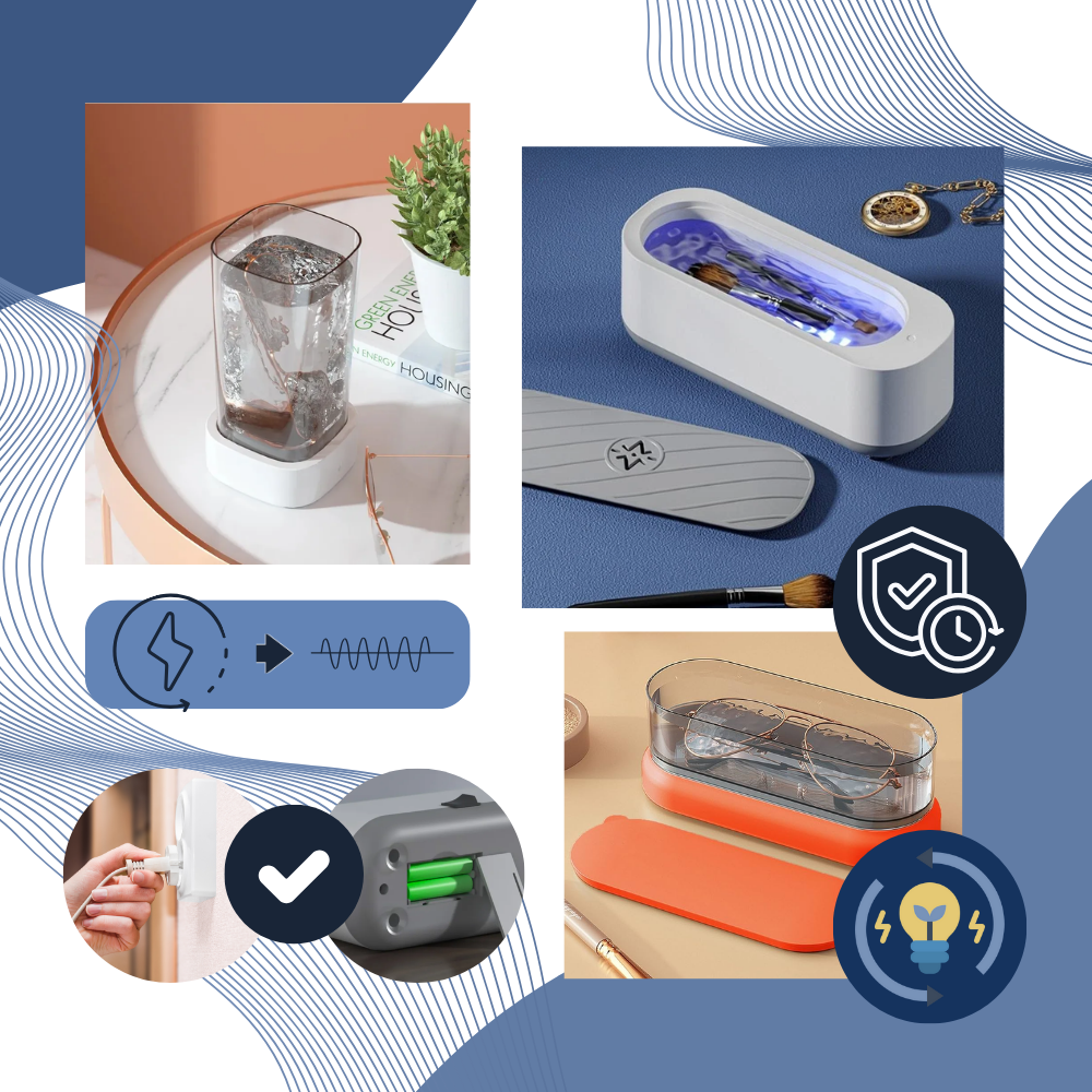 Ultraljusrengöringsmaskin för smycken - Ozerty