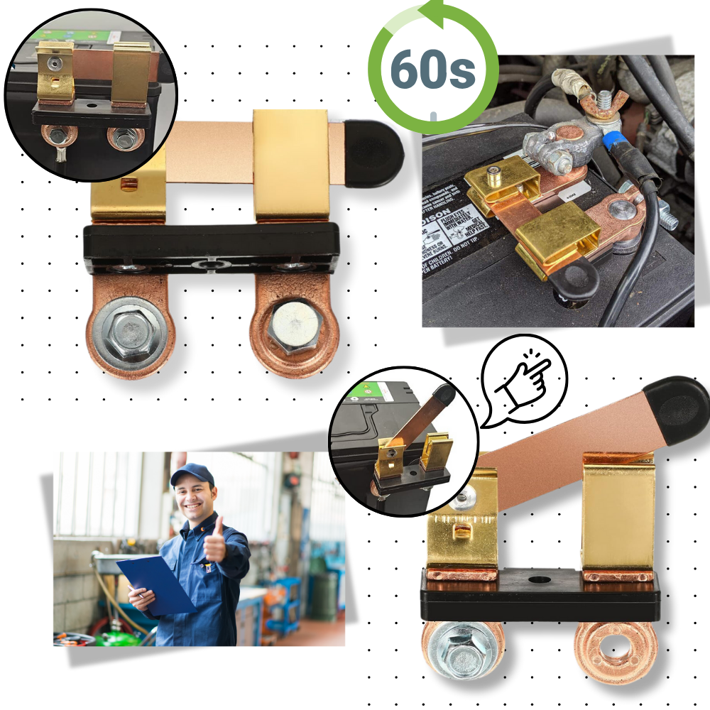 Universell batterifrånskiljare - Ozerty