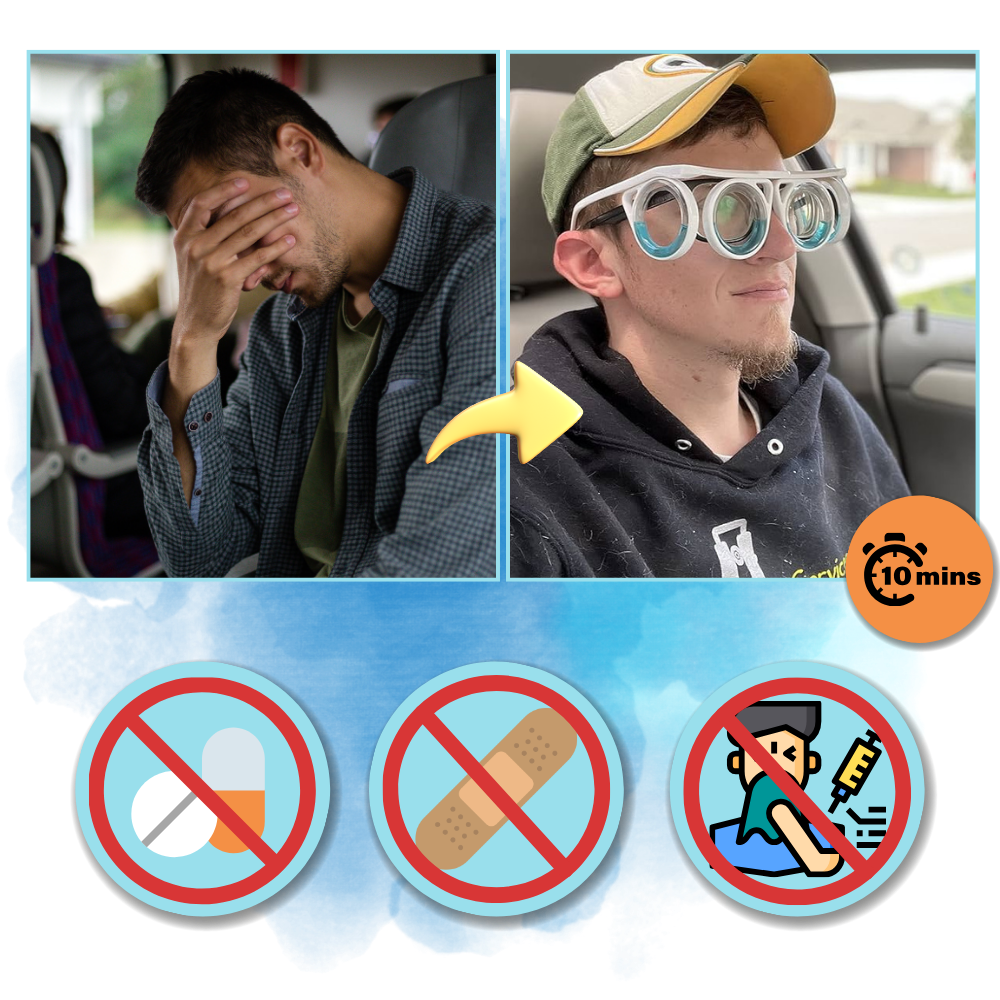 Anti-rörelsesjuka glasögon - Ozerty