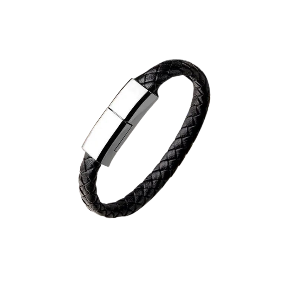 Armband USB Laddkabel -Svart - Ozerty