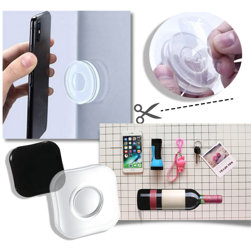 Väggfäste nano magisk klisterlapp - Ozerty