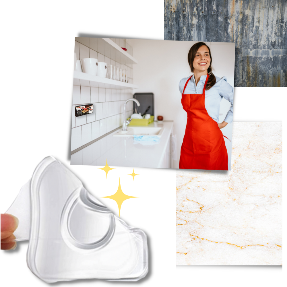 Väggfäste nano magisk klisterlapp - Ozerty