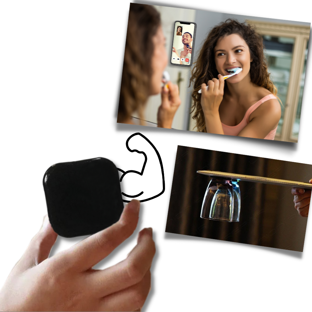 Väggfäste nano magisk klisterlapp - Ozerty