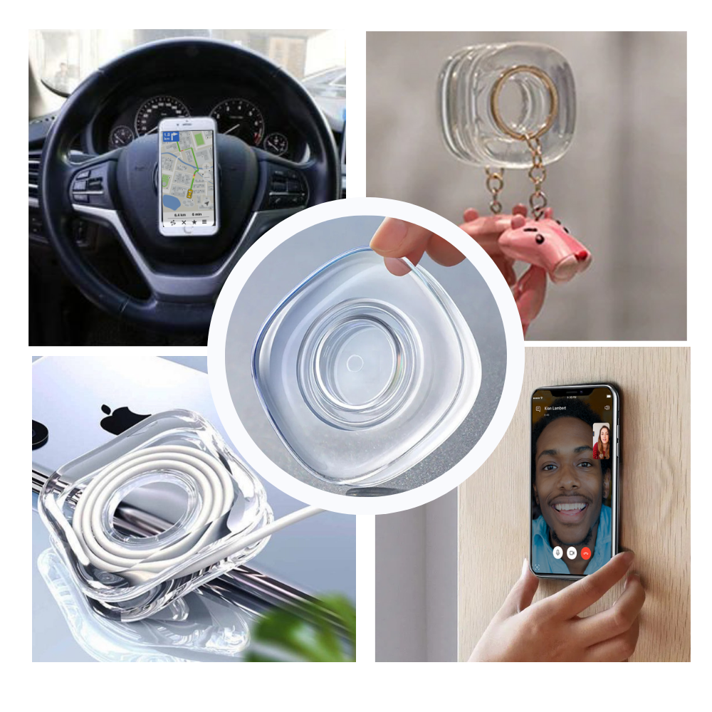 Väggfäste nano magisk klisterlapp - Ozerty