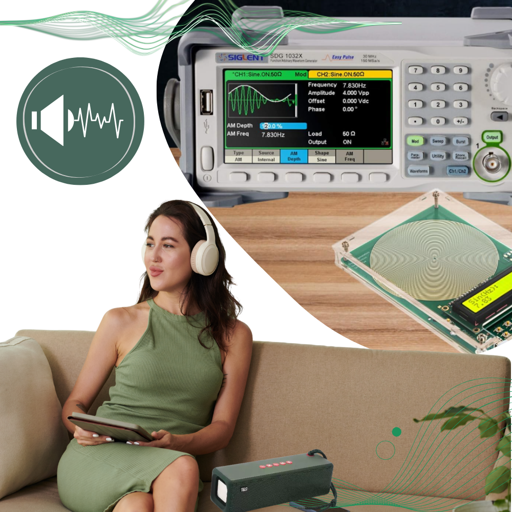 Ljudvågsgenerator med bred frekvens - Ozerty