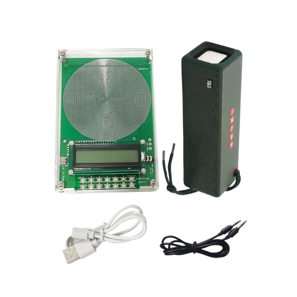 Ljudvågsgenerator med bred frekvens -Maskin med högtalare - Ozerty