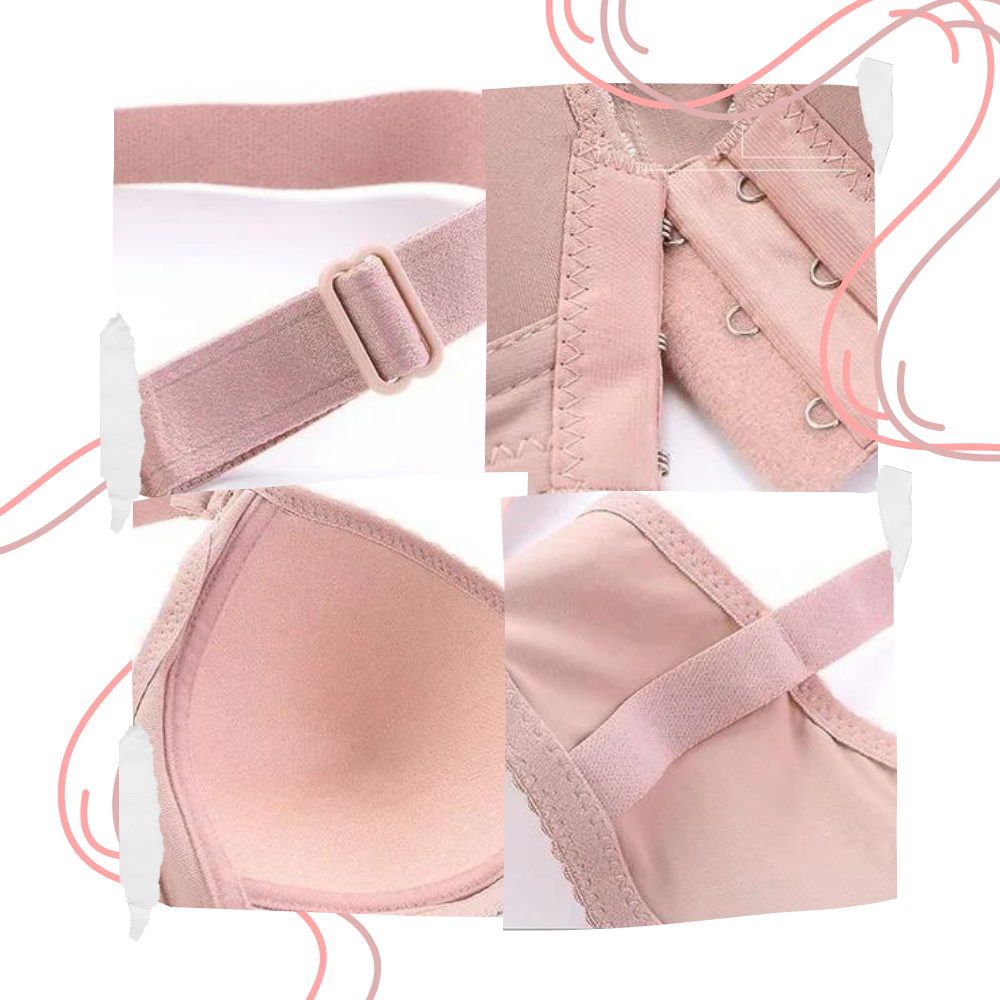 Trådlös push up-bh i plusstorlek - Ozerty