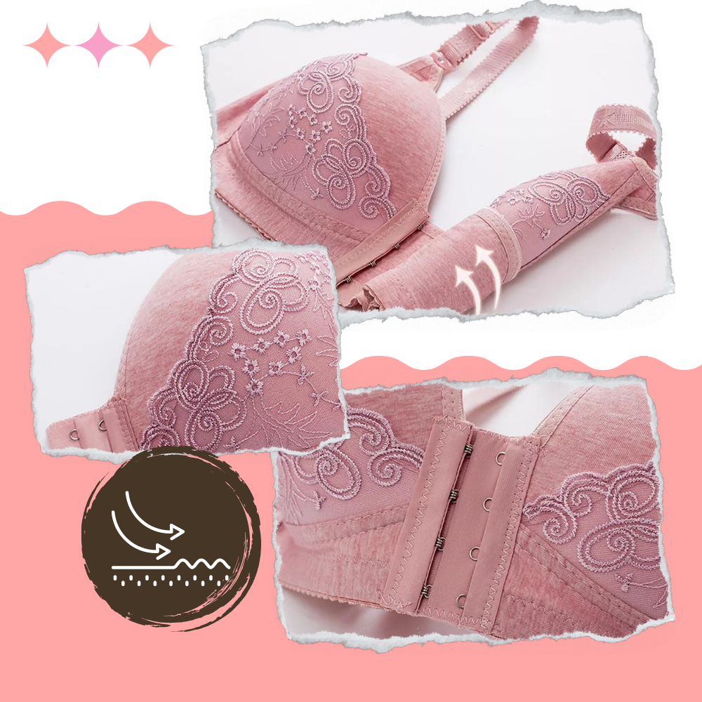 Trådlös push up-bh i plusstorlek - Ozerty