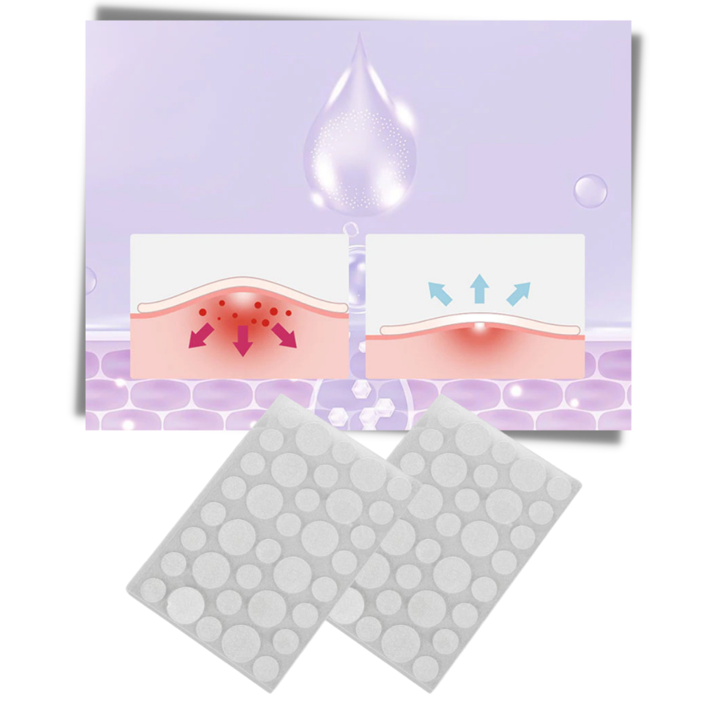 36-pack osynliga akneplåster - Ozerty