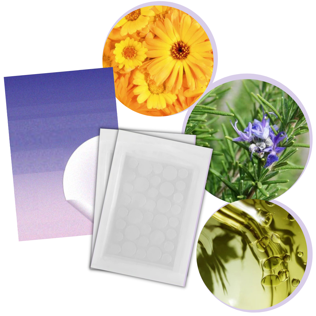 36-pack osynliga akneplåster - Ozerty