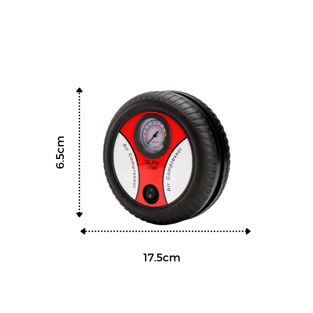 Bärbar luftkompressor för bildäck - Ozerty