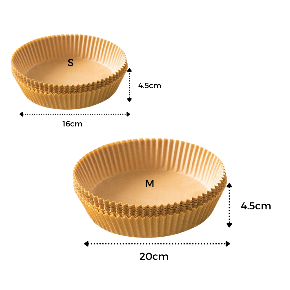 Pappersform för Air Fryer - Ozerty