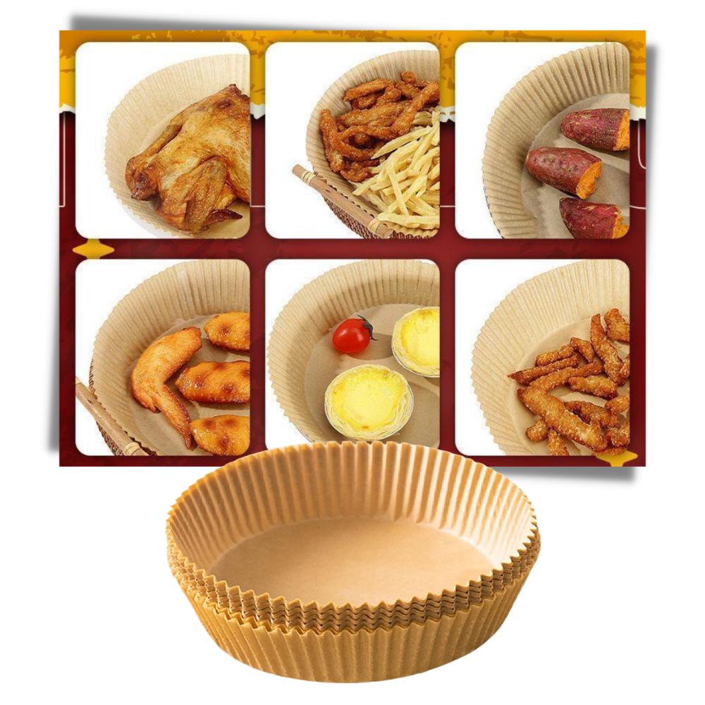 Pappersform för Air Fryer - Ozerty