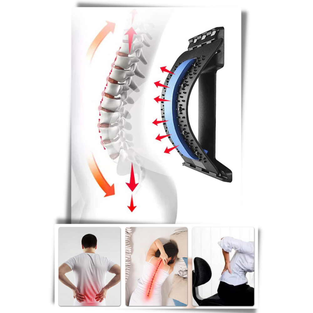 Ryggsträckare och massageapparat - Ozerty