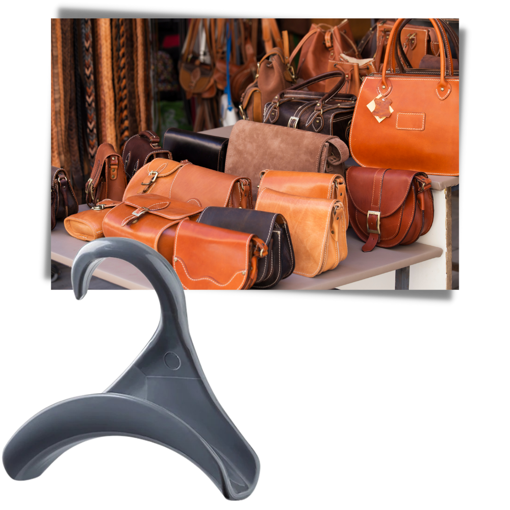 Böjd galge för väskor - Ozerty