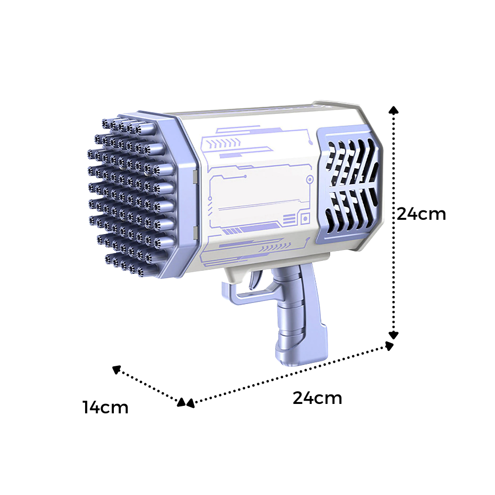 69-hål Bazooka Bubble Blower - Ozerty