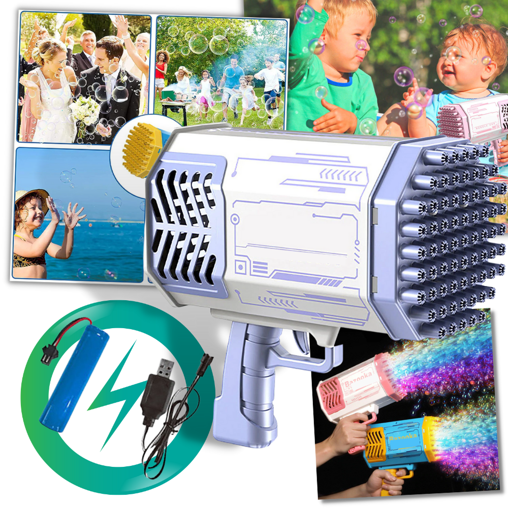 69-hål Bazooka Bubble Blower - Ozerty