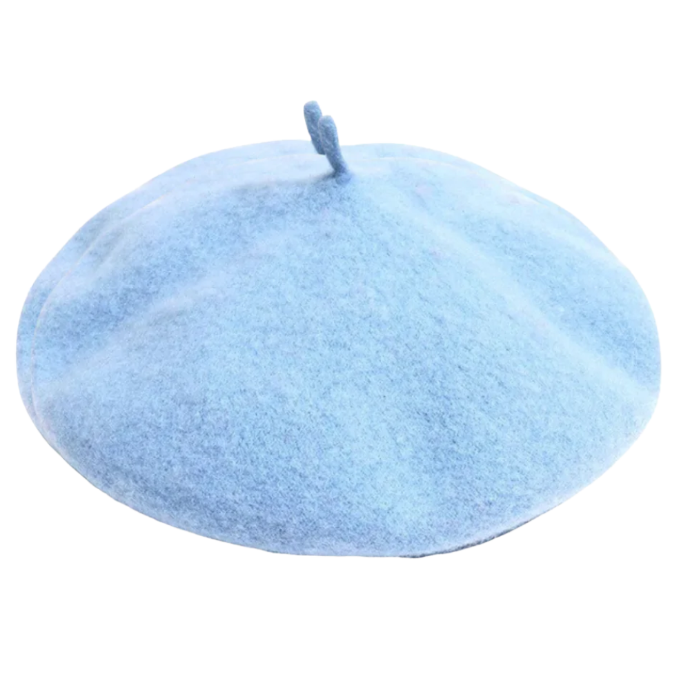Classic wool beret for women