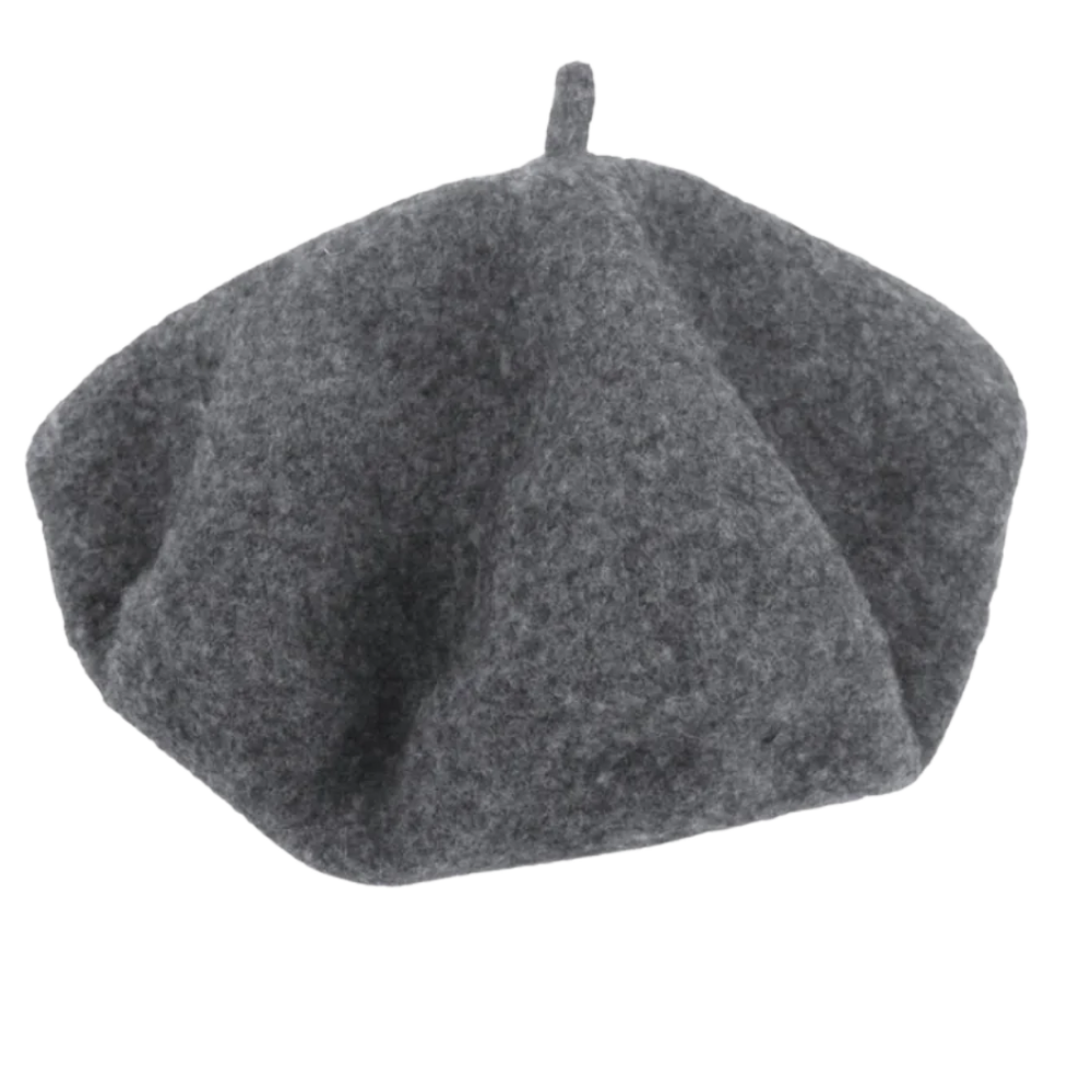 Classic wool beret for women