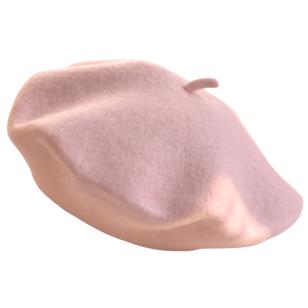 Classic wool beret for women