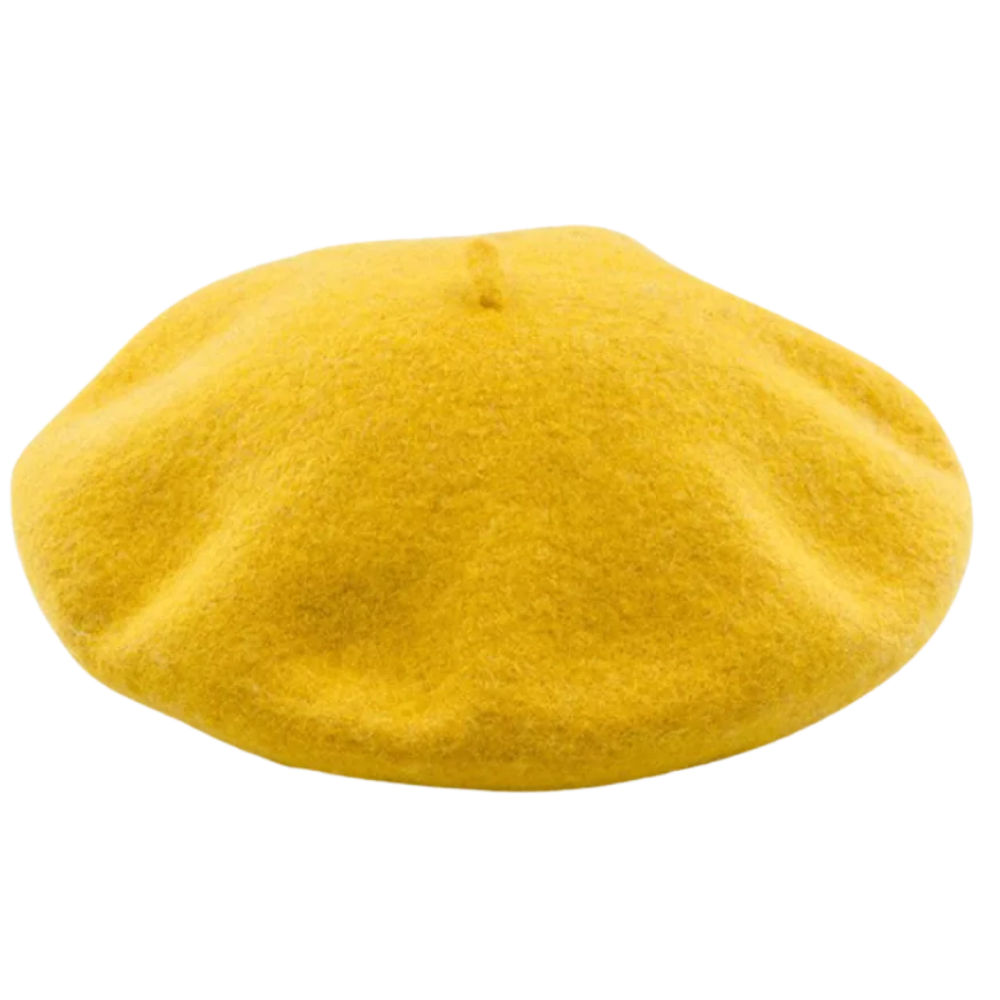 Classic wool beret for women