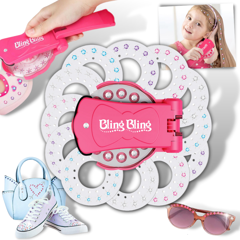 Diamond häftapparat för hår och kläder - Ozerty