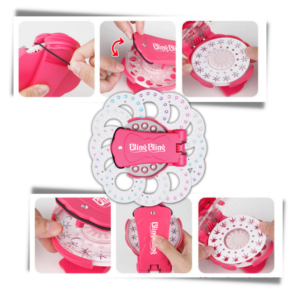 Diamond häftapparat för hår och kläder - Ozerty