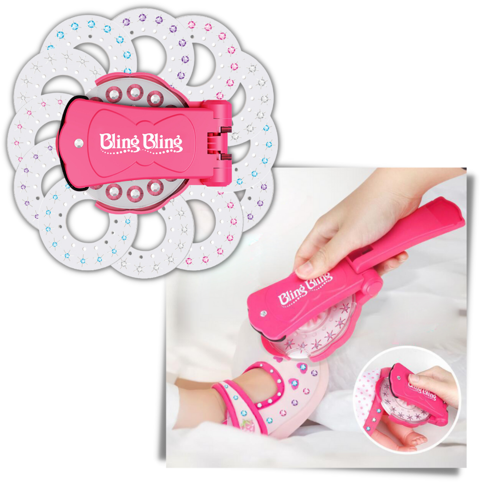 Diamond häftapparat för hår och kläder - Ozerty