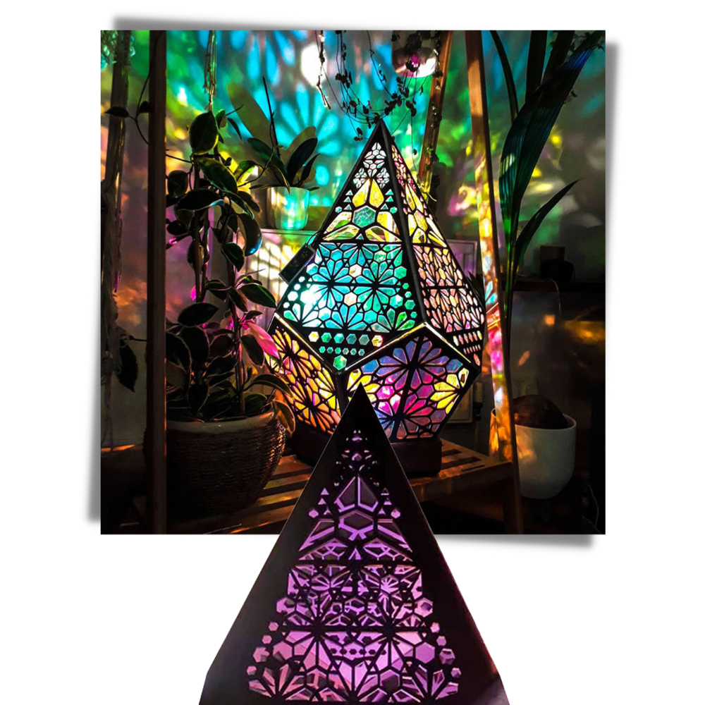 LED-golvlampa i bohemisk stil - Ozerty