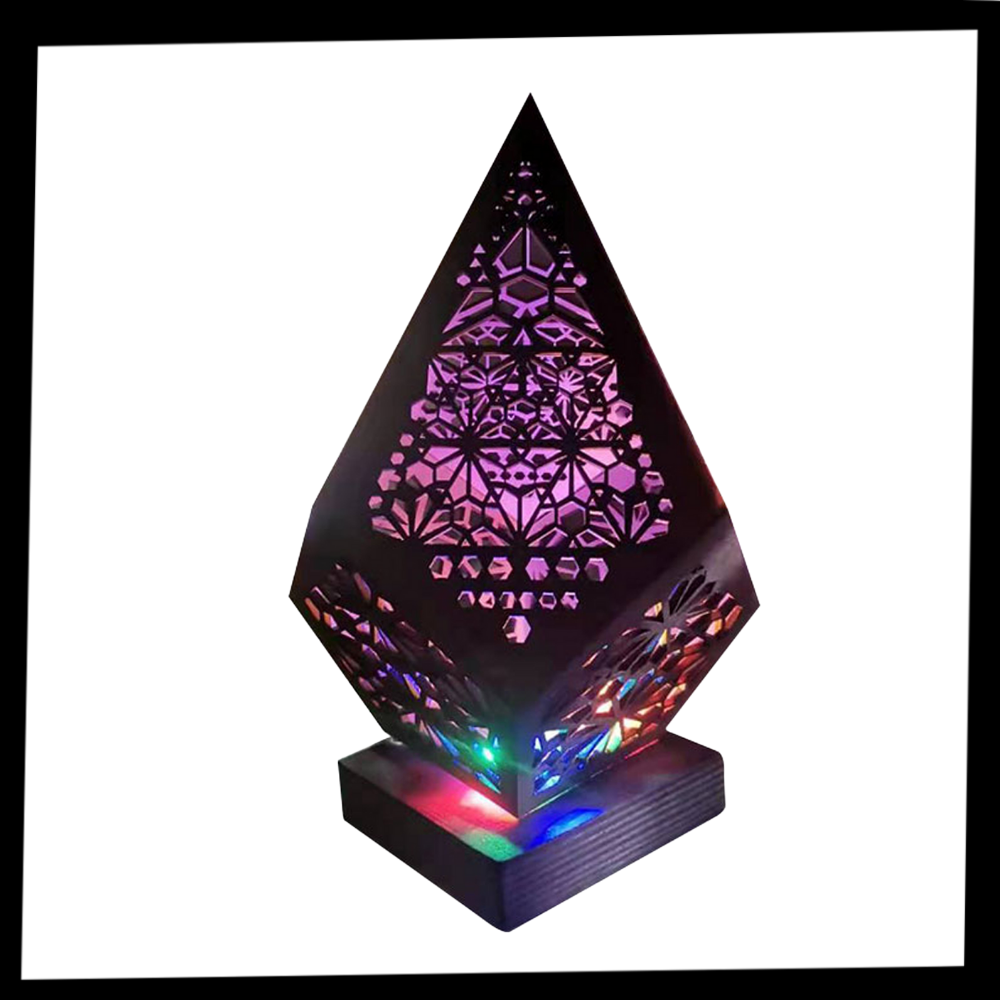 LED-golvlampa i bohemisk stil - Ozerty