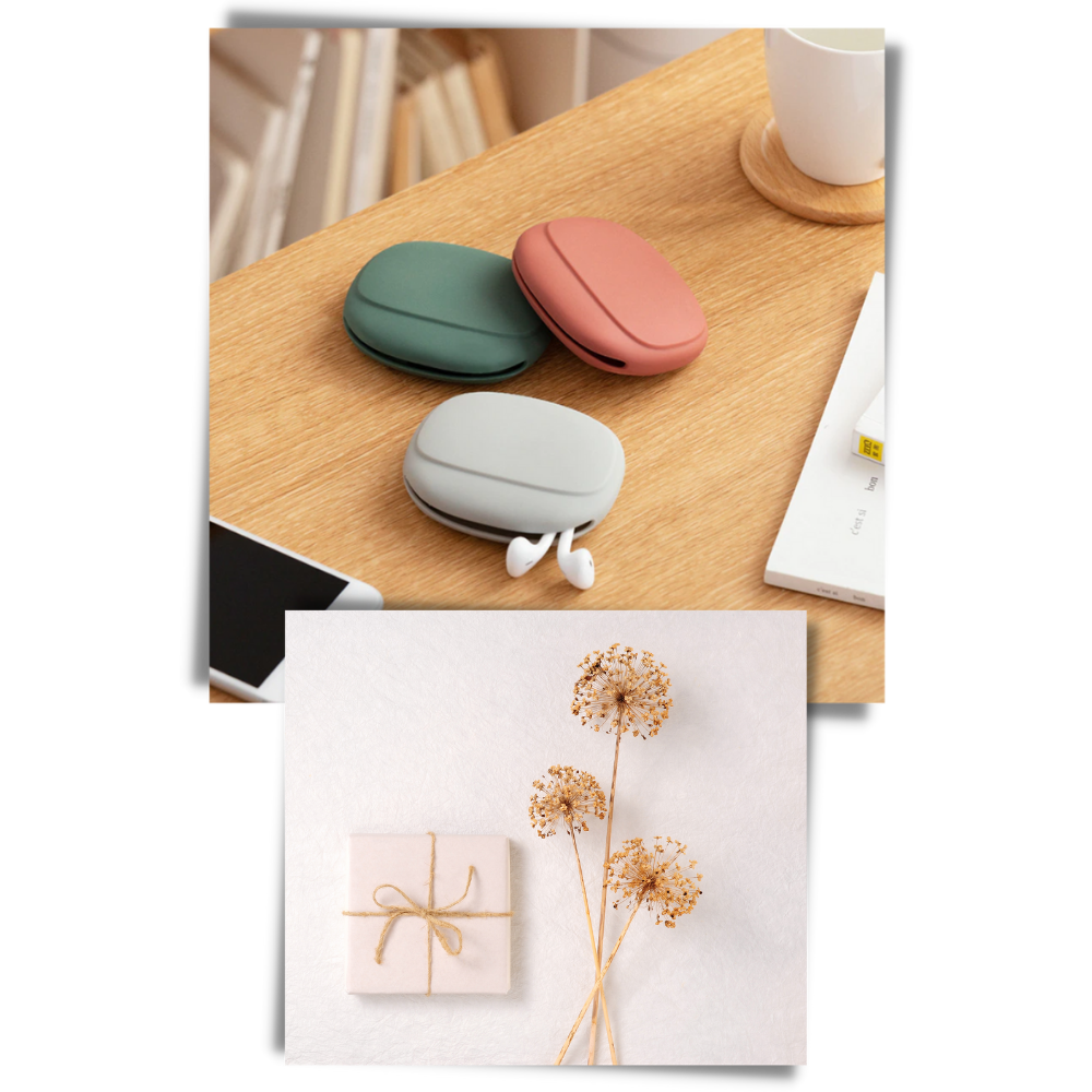 Bärbar förvaringsväska för datakablar - Ozerty